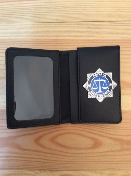 Private Investigator badged ID wallet