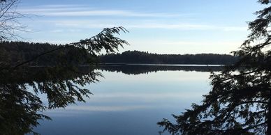 Fresh water lake in Muskoka