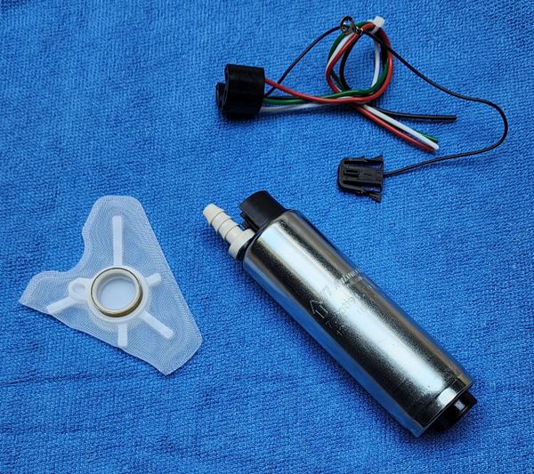 E5LM TI Automotive brushless BLDC high flow fuel pump, hose barb