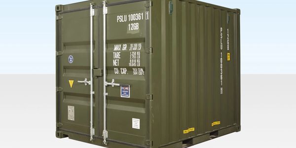 10ft shipping container used by Salisbury Storage 