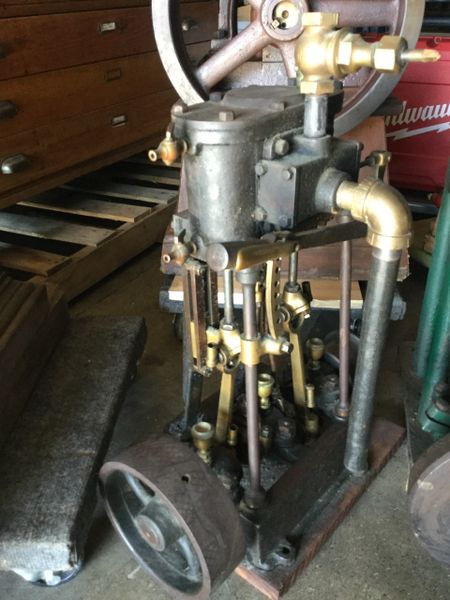 CA. 1895 Twin Cylinder Reversing Steam Launvh Engine