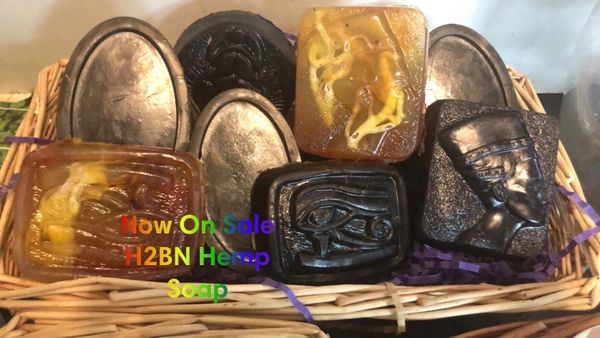 H2BN Organic Irish Moss Activated Charcoal & Moringa Soaps