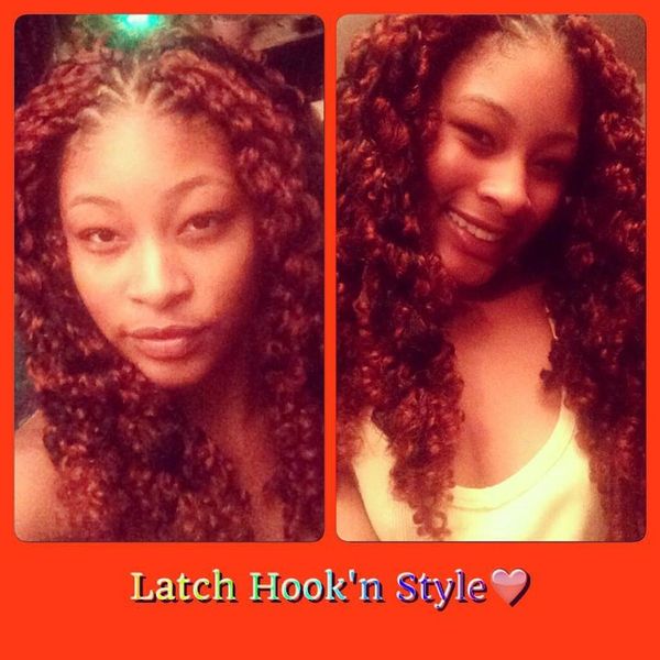 Latch Hook Corn Braid Hair Extension