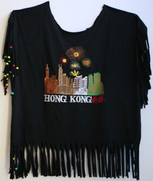 H2BN Ancient Ones Fringe Hong Kong Beaded T-Shirt