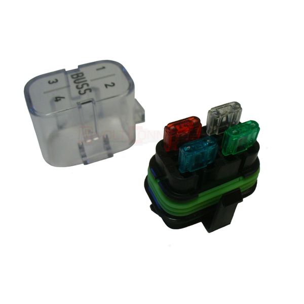 Bussmann CFH 8 Terminal Waterproof Fuse Holder Short Cover with Terminals