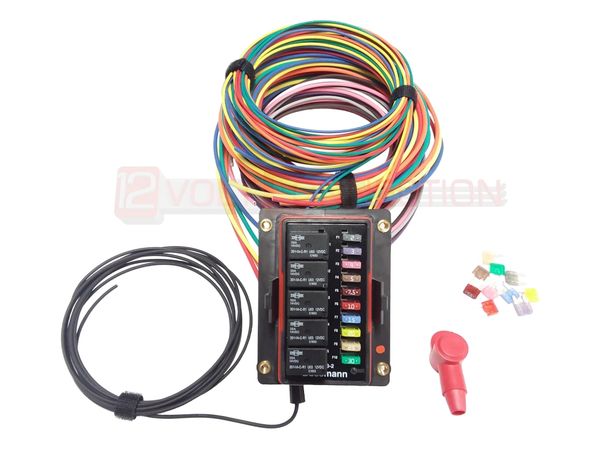 Bussmann 15305 2 Pre Wired Fuse Relay Panel 10 Leads