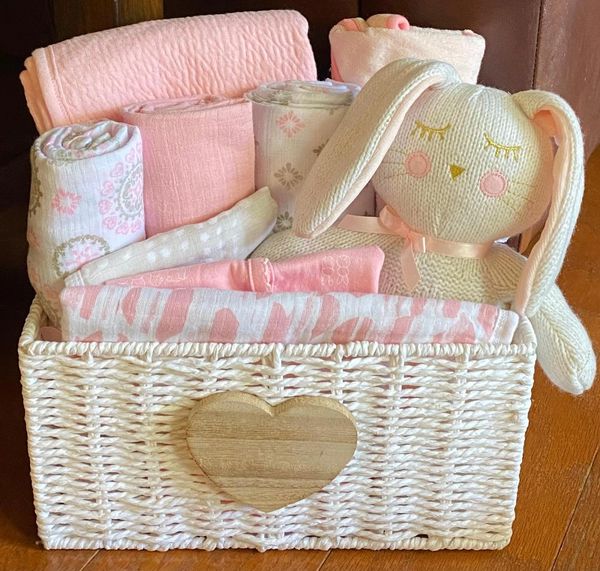 baby gift basket  Baby Gift Baskets by Five Brown Monkies