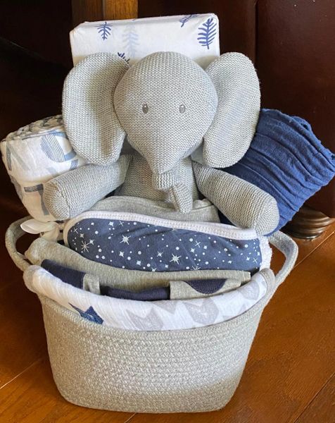 Baby store elephant basket