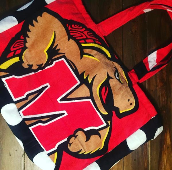 College Tote Bag CABINS & QUADS Everything Custom for Camp & College