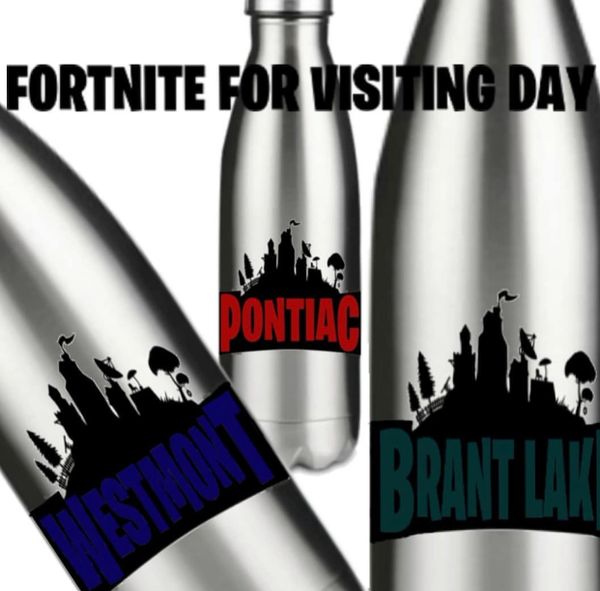 Fortnite inspired water bottles  Personalized bottles, Water