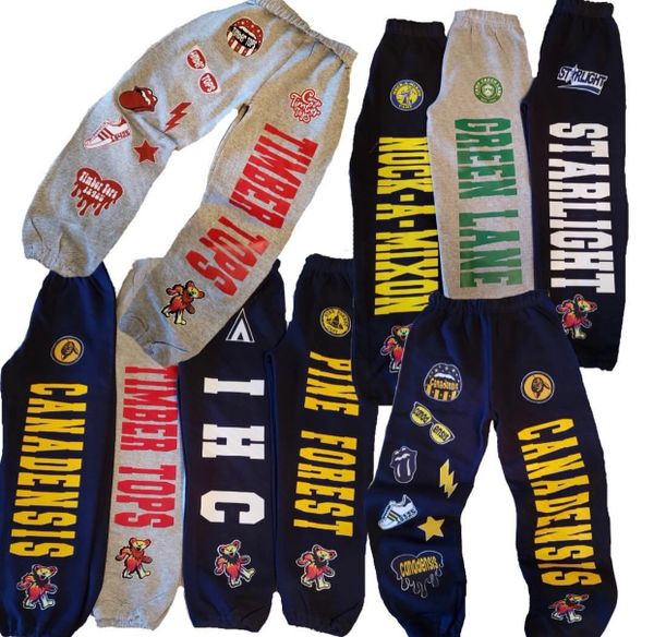 patched sweatpants