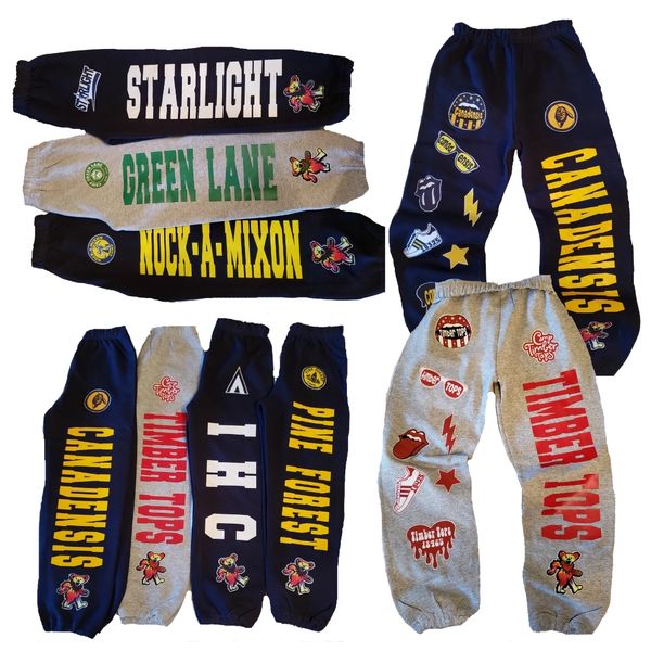 patched sweatpants
