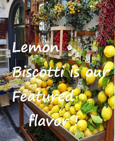 Bakers dozen of our Lemon iced Biscotti with lemon zest ( we pick the 13th for you to try )