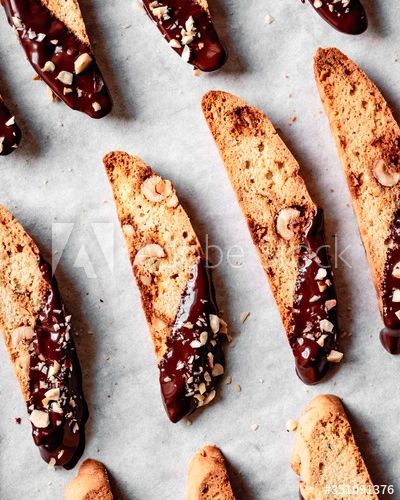 Hazelnut and chocolate Biscotti