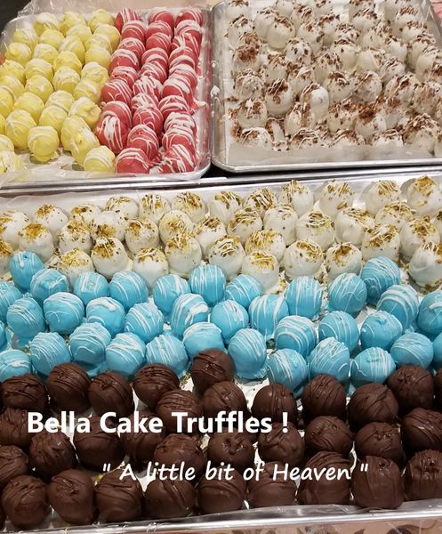 Bella Cake Truffles ! 6 count ( will be back when weather cools off )