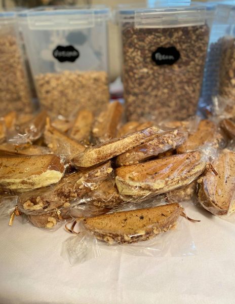 Bakers dozen of our Maple and Walnut biscotti ( we pick the 13th for you to try )