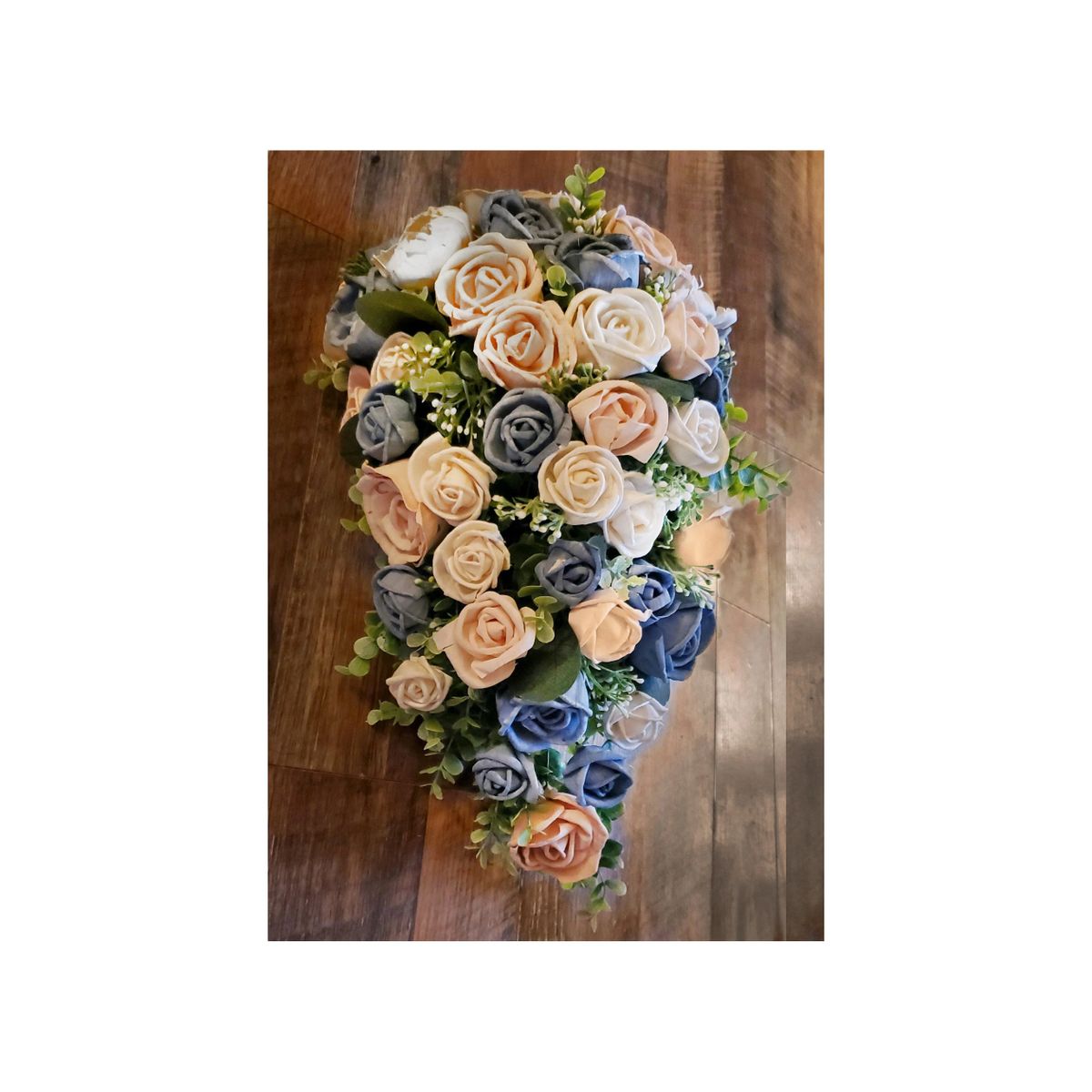 9 Dusty Rose Wedding Bouquets for Bride, Cascading Bridal Bouquet for Bride