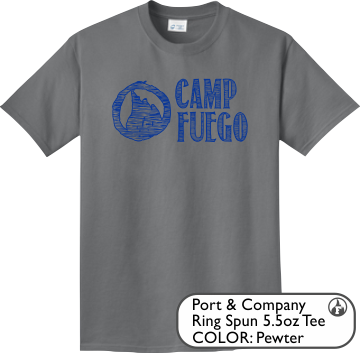 Fuego Sketch Blue (Comfort Colors - 6 Colors)