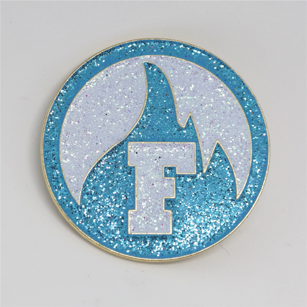 Fuego Icon - Blue Glitter