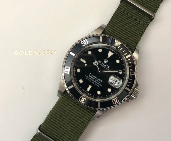 Rolex Submariner | 16610 Tritium on Nato Strap