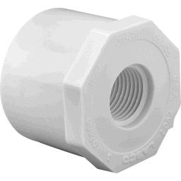 1 1/2 x 3/4 pvc reducer bushing threaded