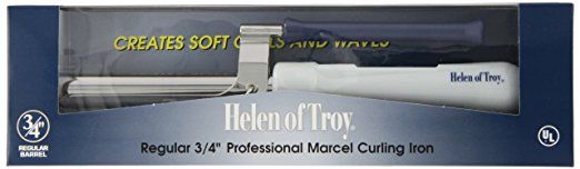 Helen of Troy 1505 Marcel Curling Iron, White, 3/4 Inch Barrel
