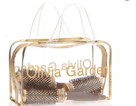 Olivia Garden NanoThermic Ceramic + Ion Round Thermal 3 Brush Kit