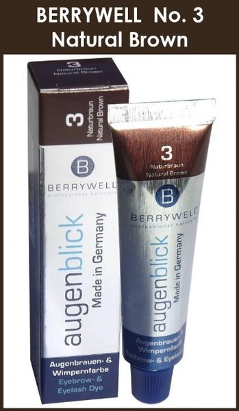 Berrywell Augenblick NATURAL BROWN (No. 3.0) Tint Hair Dye from Germany