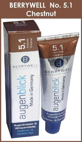 Berrywell Augenblick CHESTNUT (No. 5.1) RED REDDISH Tint Hair Dye from Germany