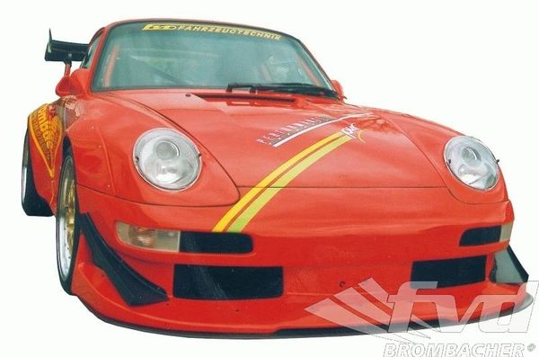 Body Components 993 Gt2evo 1 Piece Front Spoiler Wide Body Fvd Quality Fiberglass Werks911 Porsche Parts