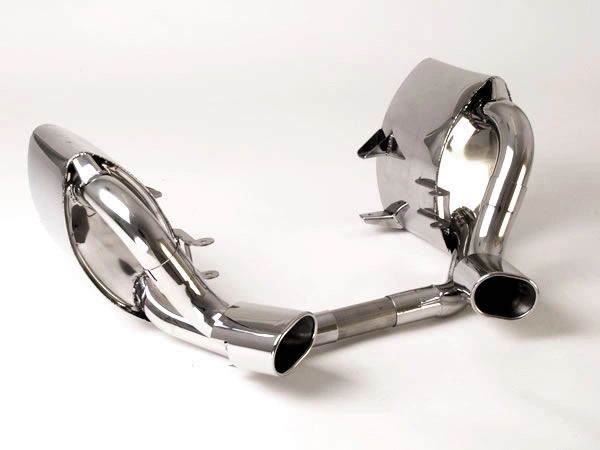 Exhaust-Werks911 996 Non Turbo and GT3 Mufflers with Oval Tips (1999