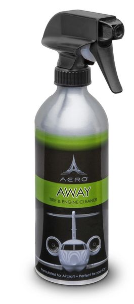 Aero Cosmetics Wet or Waterless Wheel, Tire, Engine, Cleaner Degreaser, Black St