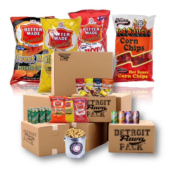 BETTER MADE or NICK's CHIPS & BACKPACK Detroit Flava Pack