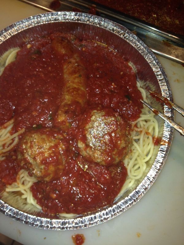 Spaghetti and Meatball dinner
