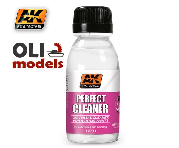 Perfect Acrylic Cleaner 100ml Bottle - AK Interactive 119