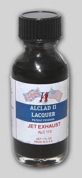 1oz. Bottle Jet Exhaust Lacquer - ALCLAD 113