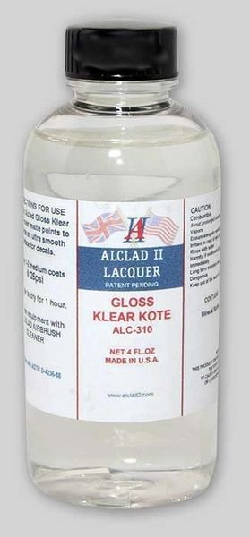 4oz. Bottle Gloss Clear Coat - ALCLAD 310