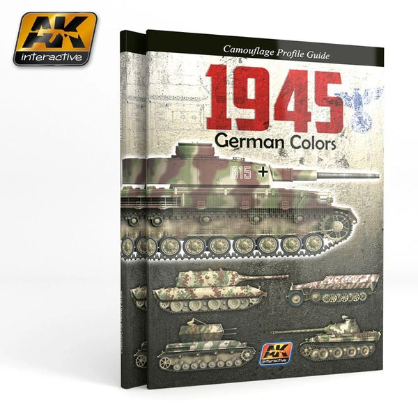 1945 German Colors Camouflage Profile Guide Book - AK Interactive 403