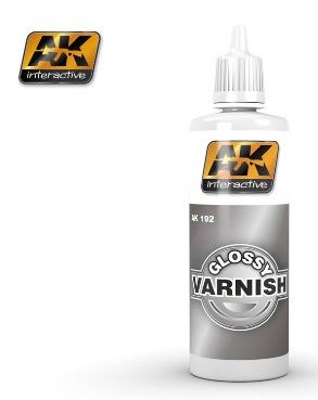Glossy Acrylic Varnish 60ml Bottle - AK Interactive 192
