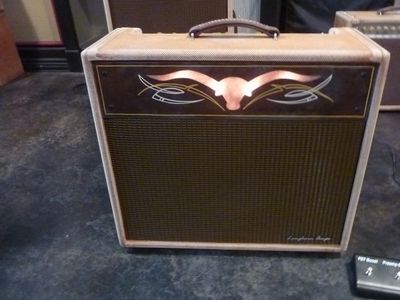 El Patron 50 watt combo with pinstriped longhorn logo