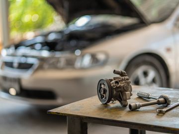 Power steering repair or replacement, at gearheads Garage, Bloomington, IL