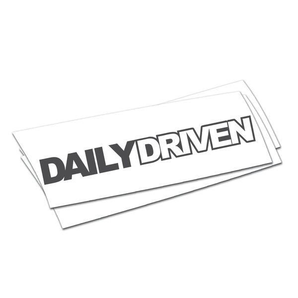 daily driven sticker