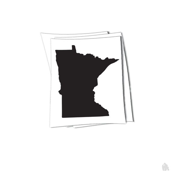 Minnesota state sticker