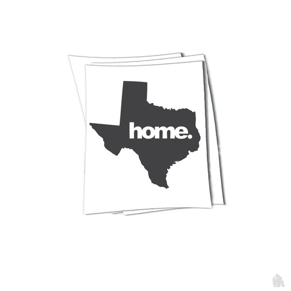 Texas home. sticker