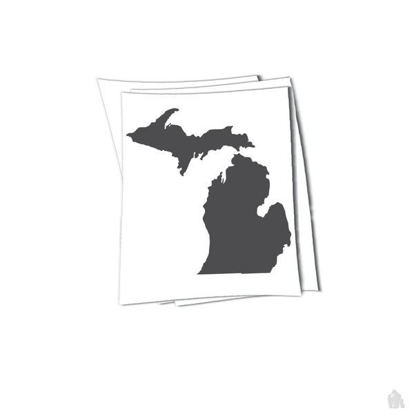 Michigan state sticker