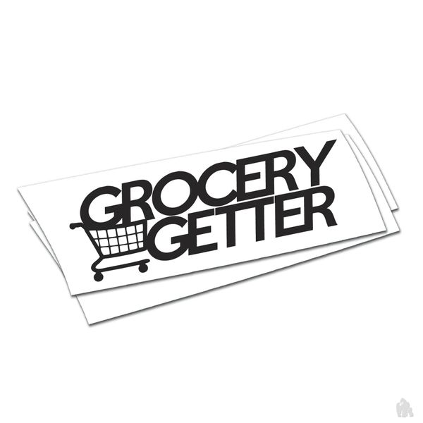 grocery getter sticker