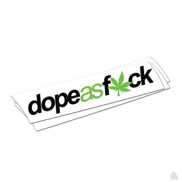 dope as fuck sticker