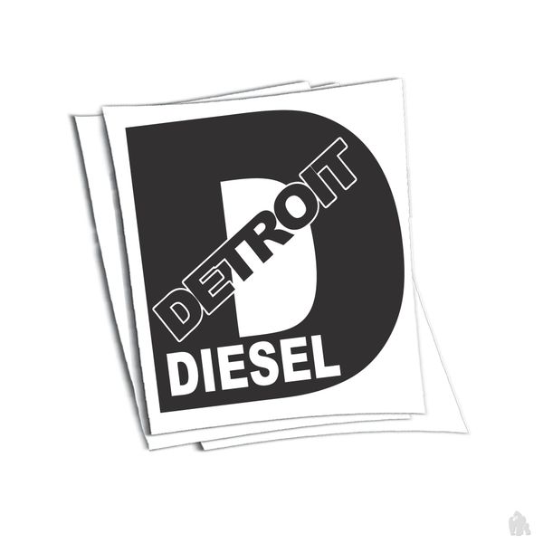 detroit diesel sticker