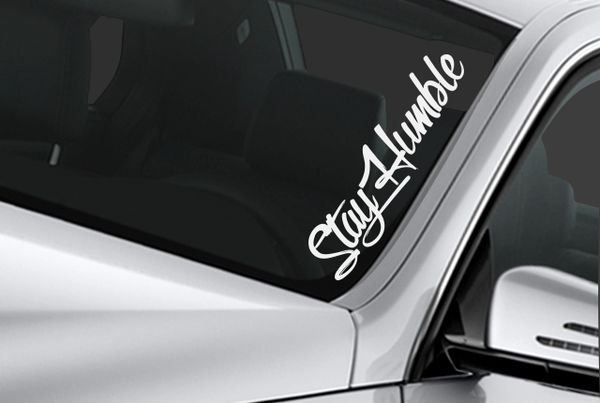 custom windshield banner sticker