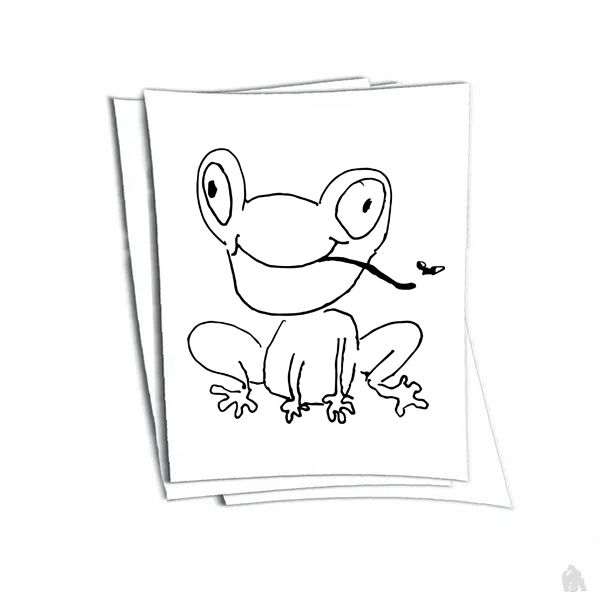 Frog frog sticker